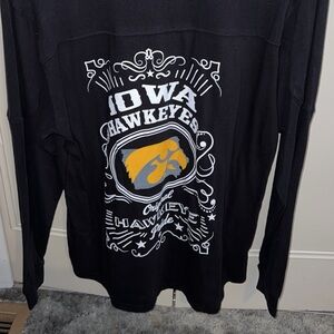 NWT Iowa Hawkeyes Oversized Long Sleeve Shirt